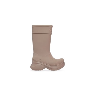 BALENCIAGA WOMEN'S CROCS™ BOOT IN BEIGE 677388W1S8E2500